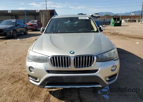 2016 BMW X3 xDrive28D z USA, uszkodzony, nr VIN 5UXWY3C5XG0N87733